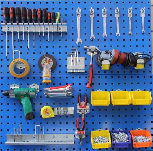 定制車間維修工具架工具墻掛板上墻貨架掛鉤五金店產(chǎn)品展示架工具掛架